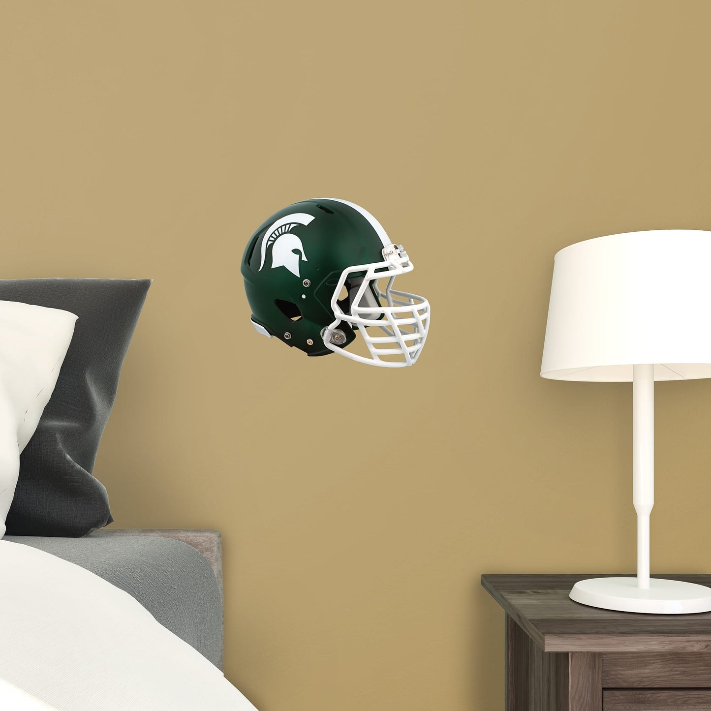 Michigan State Spartans: Helmet - Officially Licensed Removable Wall Decal