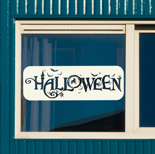 Halloween: Halloween Window Clings        -   Removable Window   Static Decal