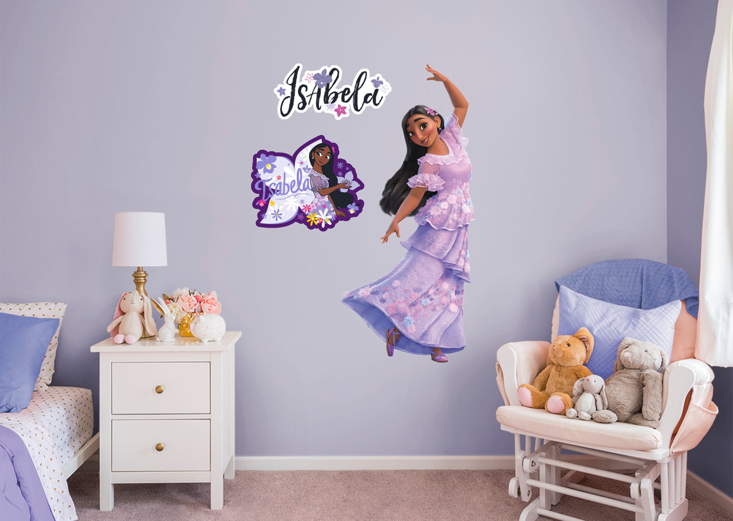 Encanto: Isabela RealBig        - Officially Licensed Disney Removable     Adhesive Decal
