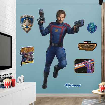 Guardians of the Galaxy vol.3: Star-Lord RealBig - Officially Licensed Marvel Removable Adhesive Decal