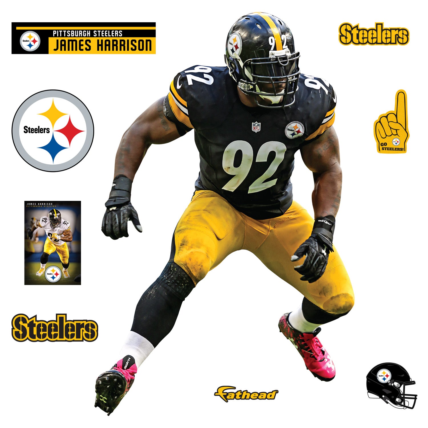 Pittsburgh Steelers: James Harrison 2023 Legend - Officially
