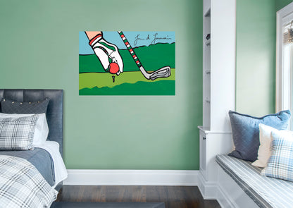 Dream Big Art:  Golf Mural        - Officially Licensed Juan de Lascurain Removable Wall   Adhesive Decal