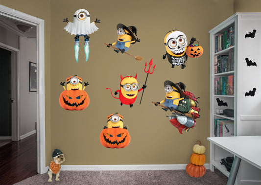 Despicable Me: Minions Costumes Collection        - Officially Licensed NBC Universal Removable     Adhesive Decal