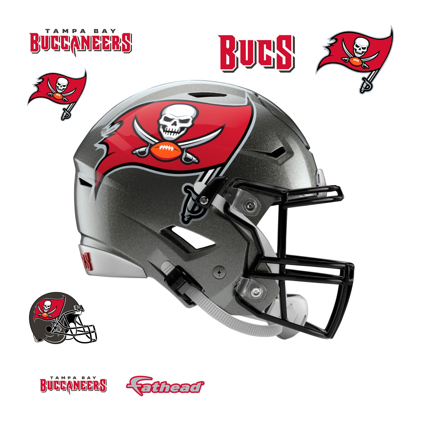 Tampa Bay Buccaneers: 2022 Helmet - Officially Licensed NFL Removable  Adhesive Decal