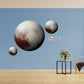 Planets: Pluto RealBig - Removable Adhesive Decal