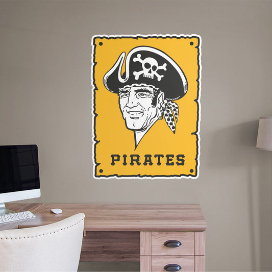 Pittsburgh Pirates: Classic Logo - Officially Licensed MLB Removable Wall Decal