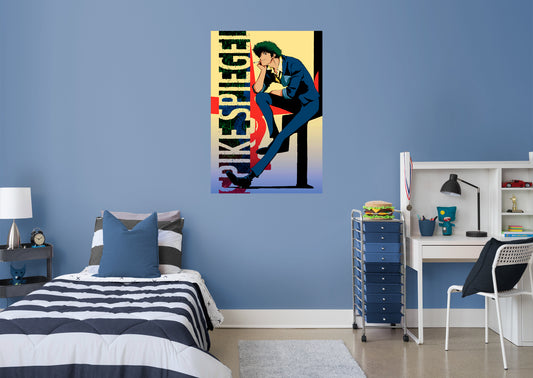 Cowboy Bebop: Spike Name Mural        - Officially Licensed Funimation Removable Wall   Adhesive Decal