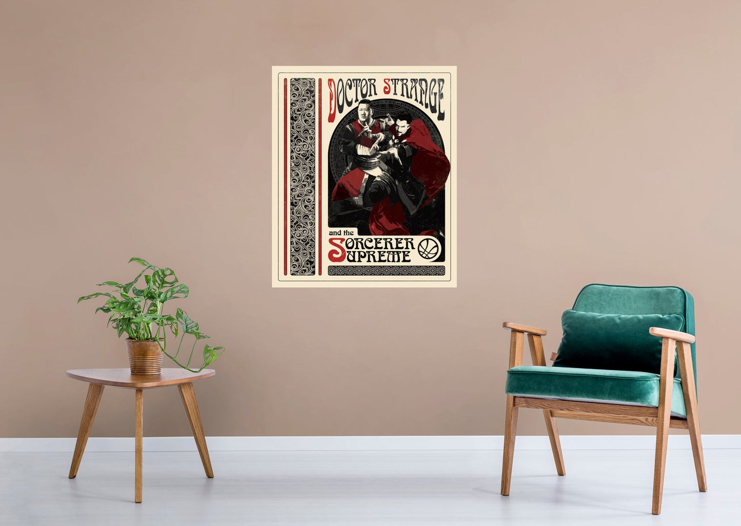 Doctor Strange 2: In the Multiverse of Madness: The Sorcerer Supreme Poster - Officially Licensed Marvel Removable Adhesive Decal