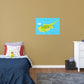 Maps of Asia: Cyprus Mural        -   Removable Wall   Adhesive Decal