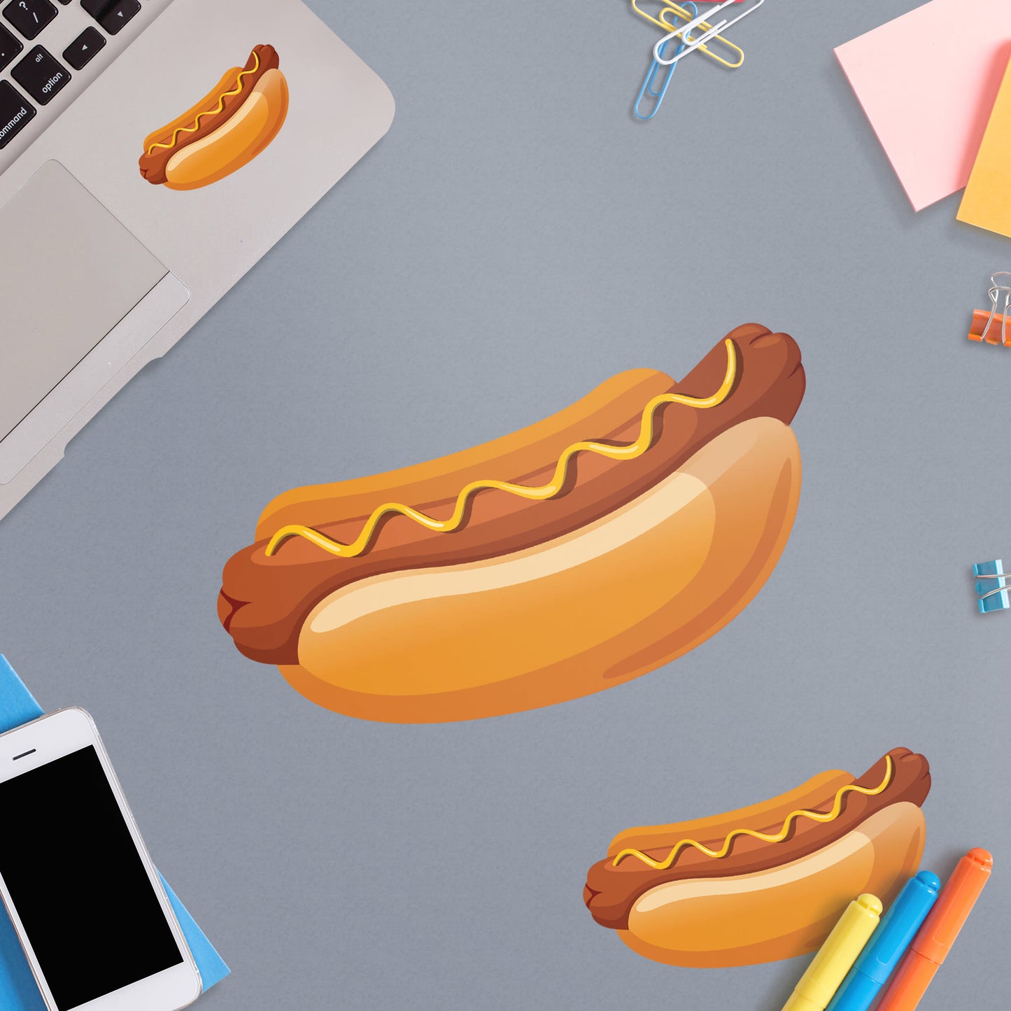 Hot Dog: Illustrated Collection - Removable Vinyl Decals