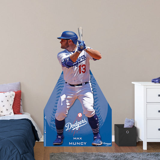 Los Angeles Dodgers: Max Muncy   Life-Size   Foam Core Cutout  - Officially Licensed MLB    Stand Out