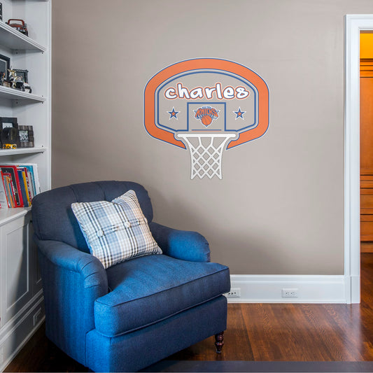 New York Knicks: Personalized Name - Officially Licensed NBA Transfer Decal