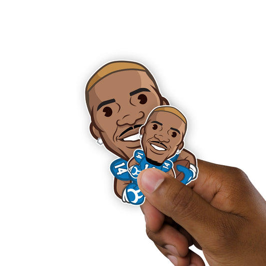 Detroit Lions: Amon-Ra St. Brown 2022 Emoji Minis        - Officially Licensed NFLPA Removable     Adhesive Decal