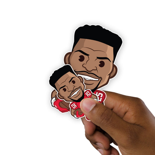 Kansas City Chiefs: Clyde Edwards-Helaire  Emoji Minis        - Officially Licensed NFLPA Removable     Adhesive Decal