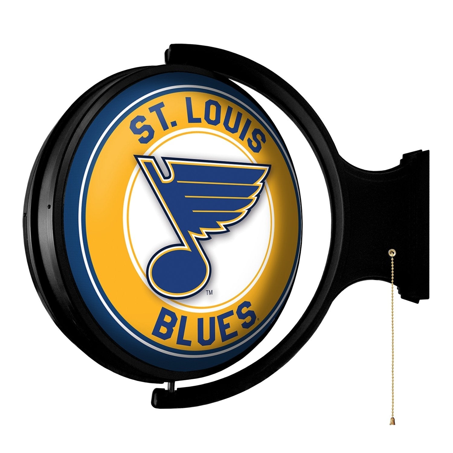 St. Louis Blues: Original Round Rotating Lighted Wall Sign - The Fan-Brand