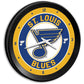 St. Louis Blues: Ribbed Frame Wall Clock - The Fan-Brand
