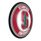 Stanford Cardinal: Round Slimline Lighted Wall Sign - The Fan-Brand