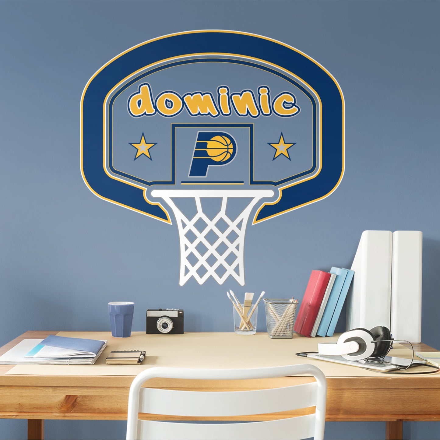 Indiana Pacers: Personalized Name - Officially Licensed NBA Transfer Decal