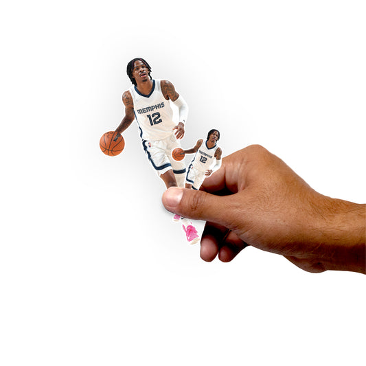 Sheet of 5 -Memphis Grizzlies: Ja Morant 2021 MINIS        - Officially Licensed NBA Removable     Adhesive Decal