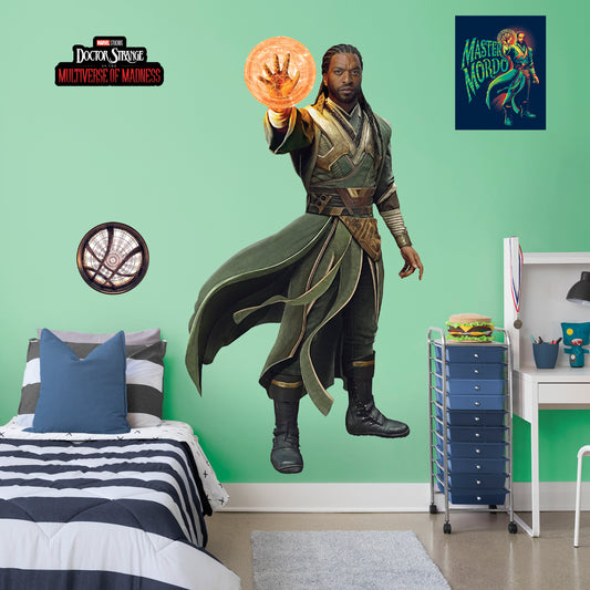 Doctor Strange 2: In the Multiverse of Madness: Master Mordo RealBig        - Officially Licensed Marvel Removable     Adhesive Decal