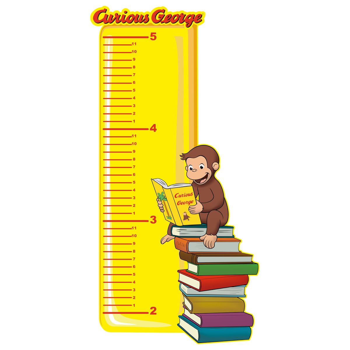 George M. Read Curious George Reading A Book