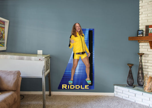 Riddle  Growth Chart        - Officially Licensed WWE Removable Wall   Adhesive Decal