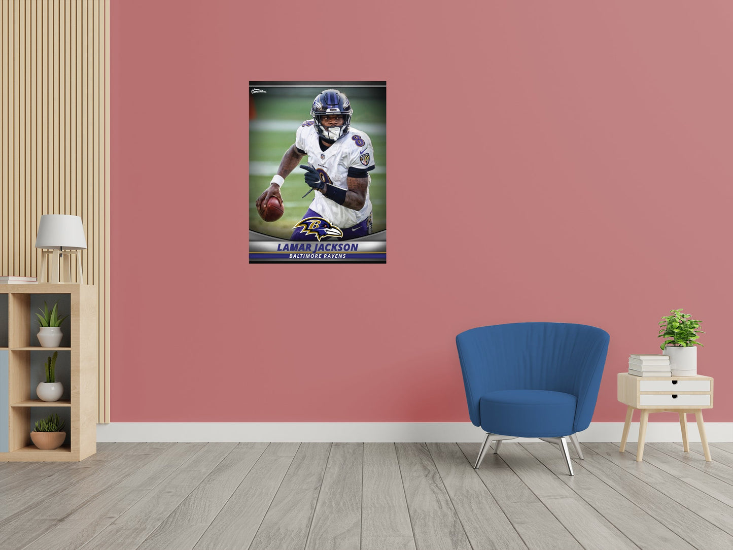 Baltimore Ravens: Lamar Jackson  GameStar        - Officially Licensed NFL Removable     Adhesive Decal
