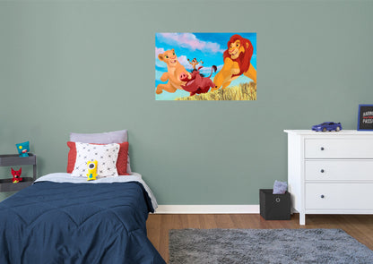 The Lion King:  At Play Mural        - Officially Licensed Disney Removable Wall   Adhesive Decal