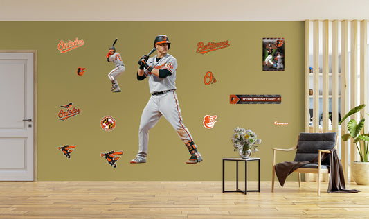 Baltimore Orioles: Ryan Mountcastle         - Officially Licensed MLB Removable     Adhesive Decal