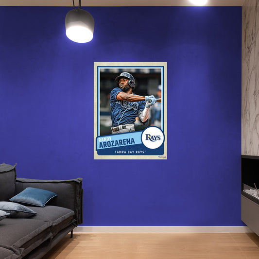 Tampa Bay Rays: Randy Arozarena 2022 Poster        - Officially Licensed MLB Removable     Adhesive Decal