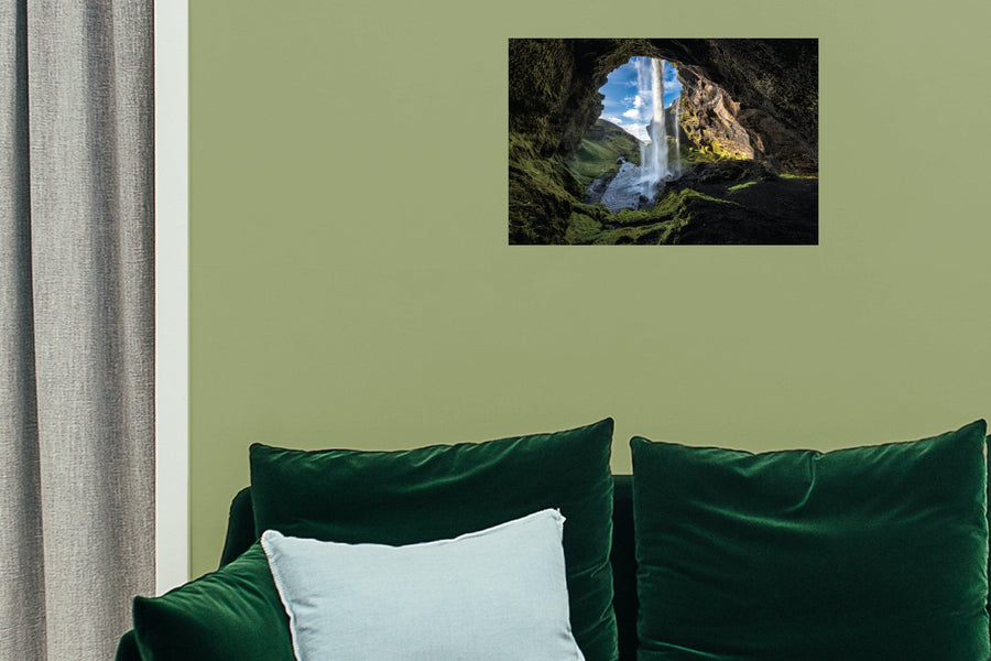 Popular Landmarks: Iceland Realistic Poster - Removable Adhesive Decal