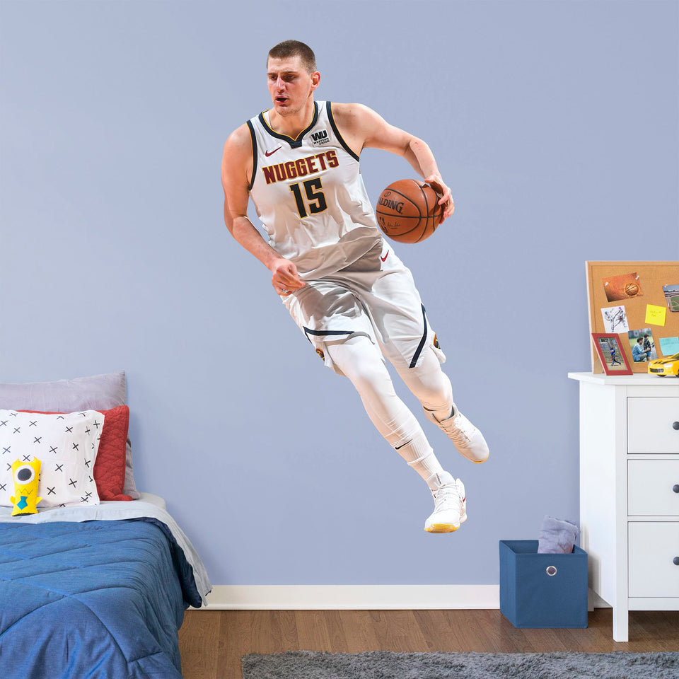 Life-Size Athlete + 2 Decals (42"W x 78"H)