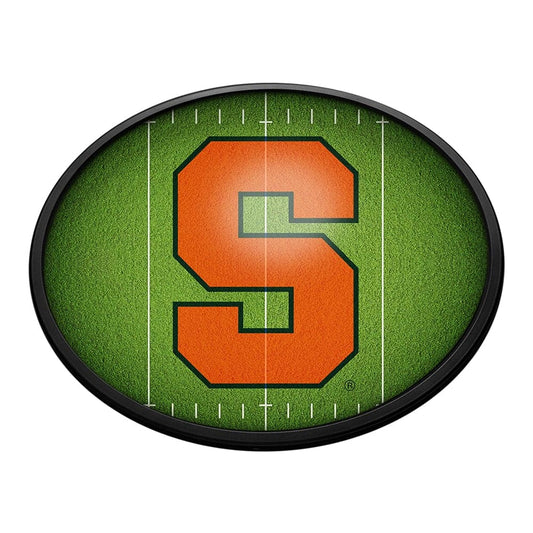 Syracuse Orange: On the 50 - Oval Slimline Lighted Wall Sign - The Fan-Brand