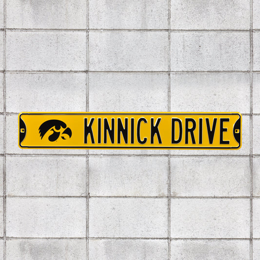 Iowa Hawkeyes: Kinnick Drive - Officially Licensed Metal Street Sign