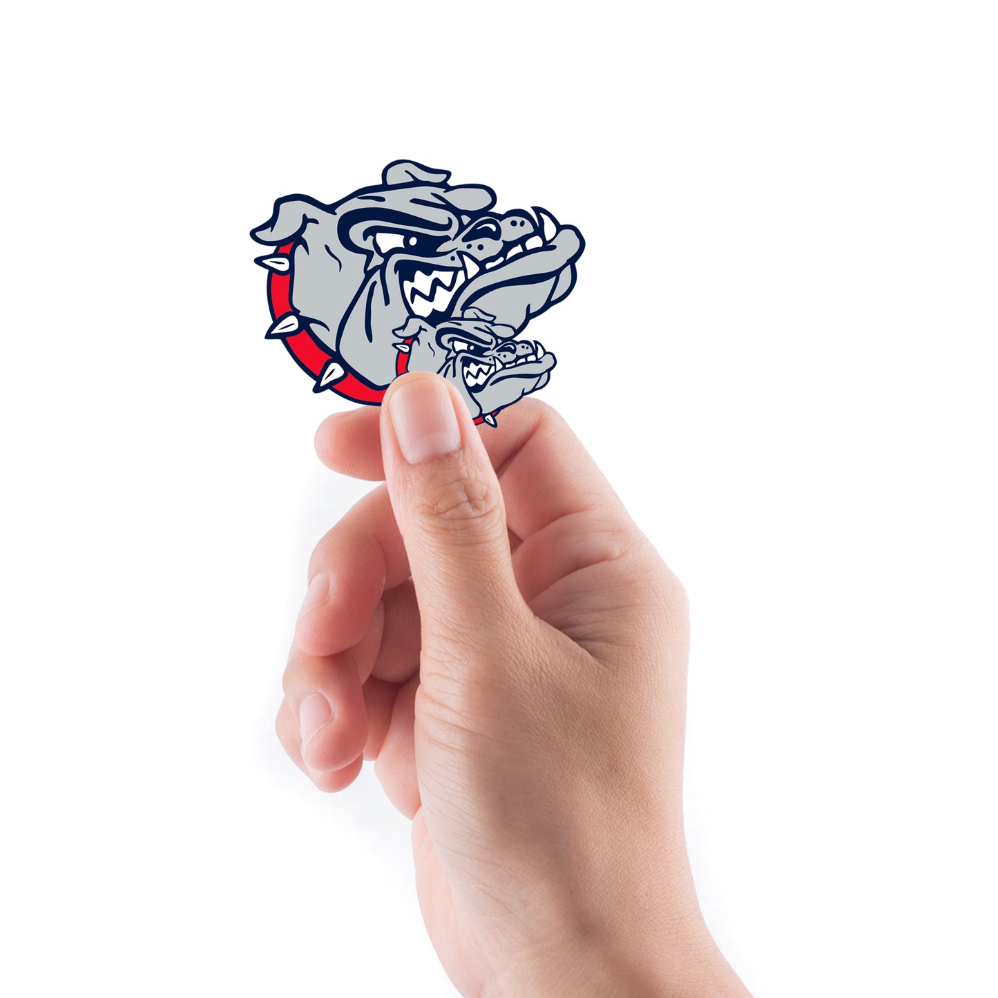 Sheet of 5 -Gonzaga U: Gonzaga Bulldogs  Logo Minis        - Officially Licensed NCAA Removable    Adhesive Decal