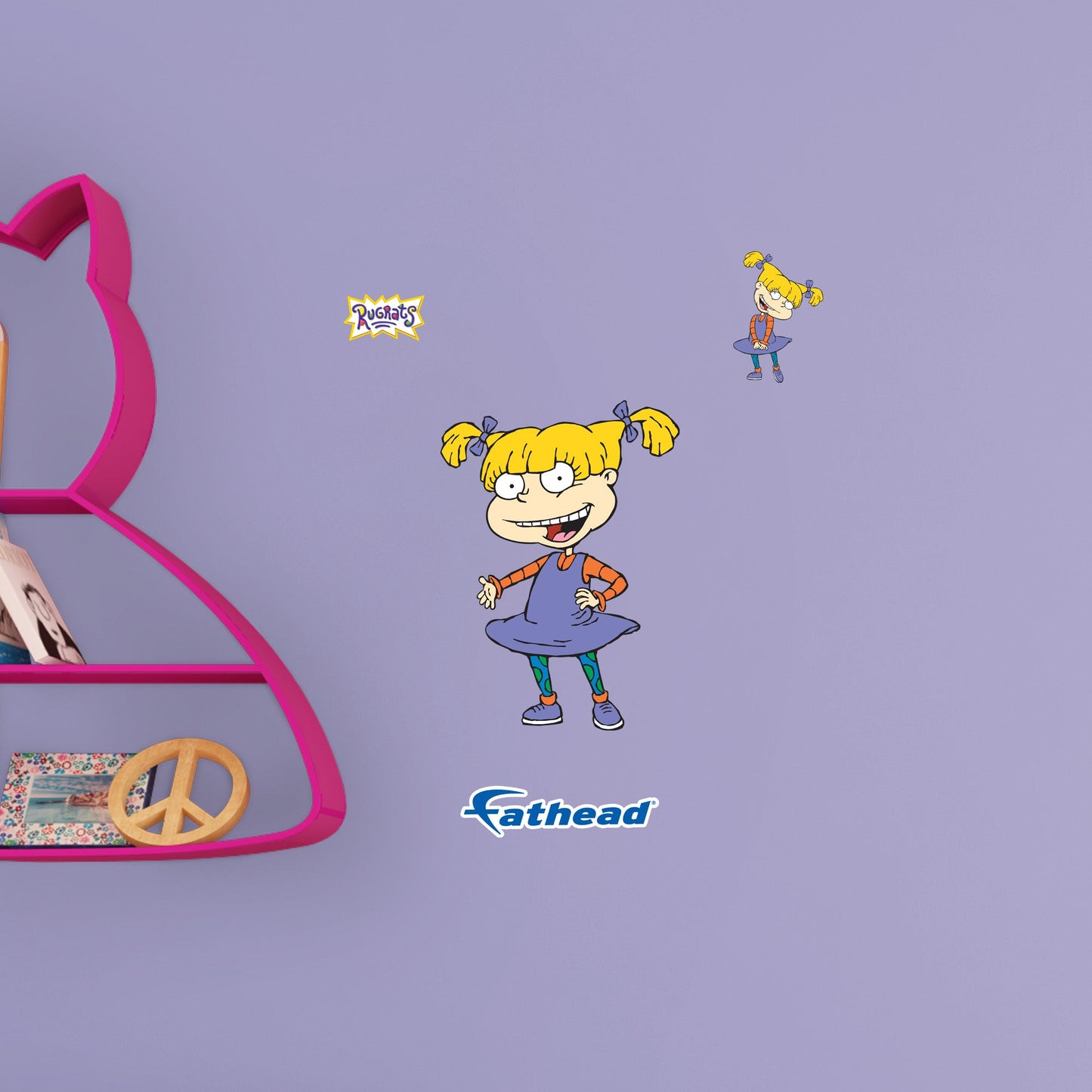 Rugrats: Angelica Pickles RealBigs - Officially Licensed Nickelodeon Removable Adhesive Decal
