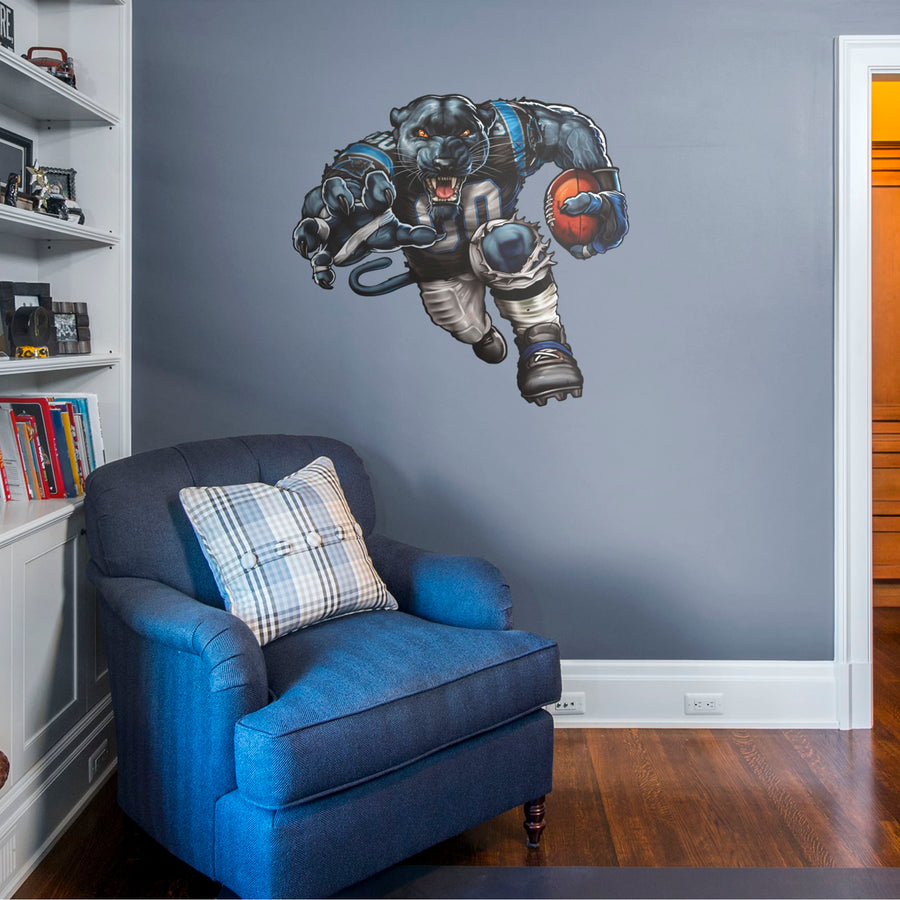 Carolina Panthers - RealBig Pumped Up Panther Collection - Official NFL - Reusable Vinyl Wall Decals