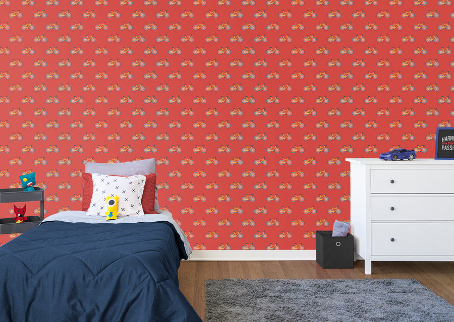 Cycle Moments  - Peel & Stick Wallpaper