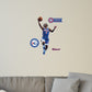 Philadelphia 76ers: Tyrese Maxey Layup        - Officially Licensed NBA Removable     Adhesive Decal