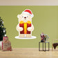 Christmas: Bear Die-Cut Character - Removable Adhesive Decal