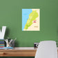 Maps of Asia: Lebanon Mural        -   Removable Wall   Adhesive Decal