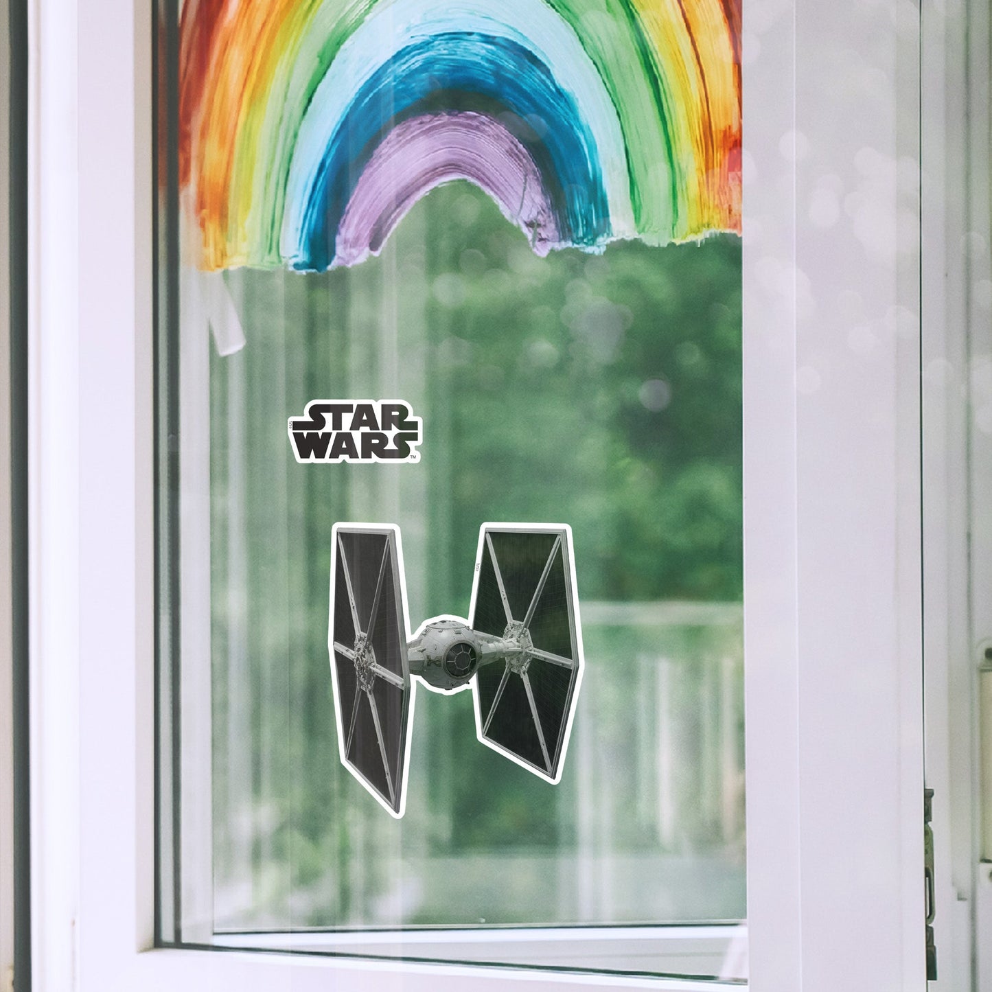 Tie Fighter Window Clings - Officially Licensed Star Wars Removable Window Static Decal