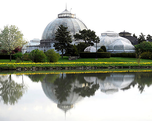 Belle Isle Conservatory - Officially Licensed Detroit News Metal Print