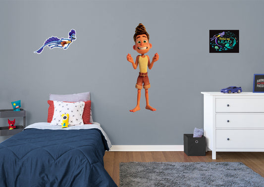 Luca: Alberto RealBig        - Officially Licensed Disney Removable Wall   Adhesive Decal