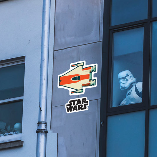 A-Wing Die-Cut Icon        - Officially Licensed Star Wars    Outdoor Graphic