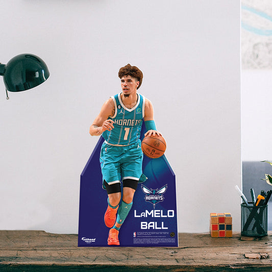 Charlotte Hornets: LaMelo Ball 2022  Mini   Cardstock Cutout  - Officially Licensed NBA    Stand Out