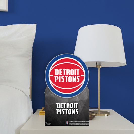 Detroit Pistons:  2022 Logo  Mini   Cardstock Cutout  - Officially Licensed NBA    Stand Out