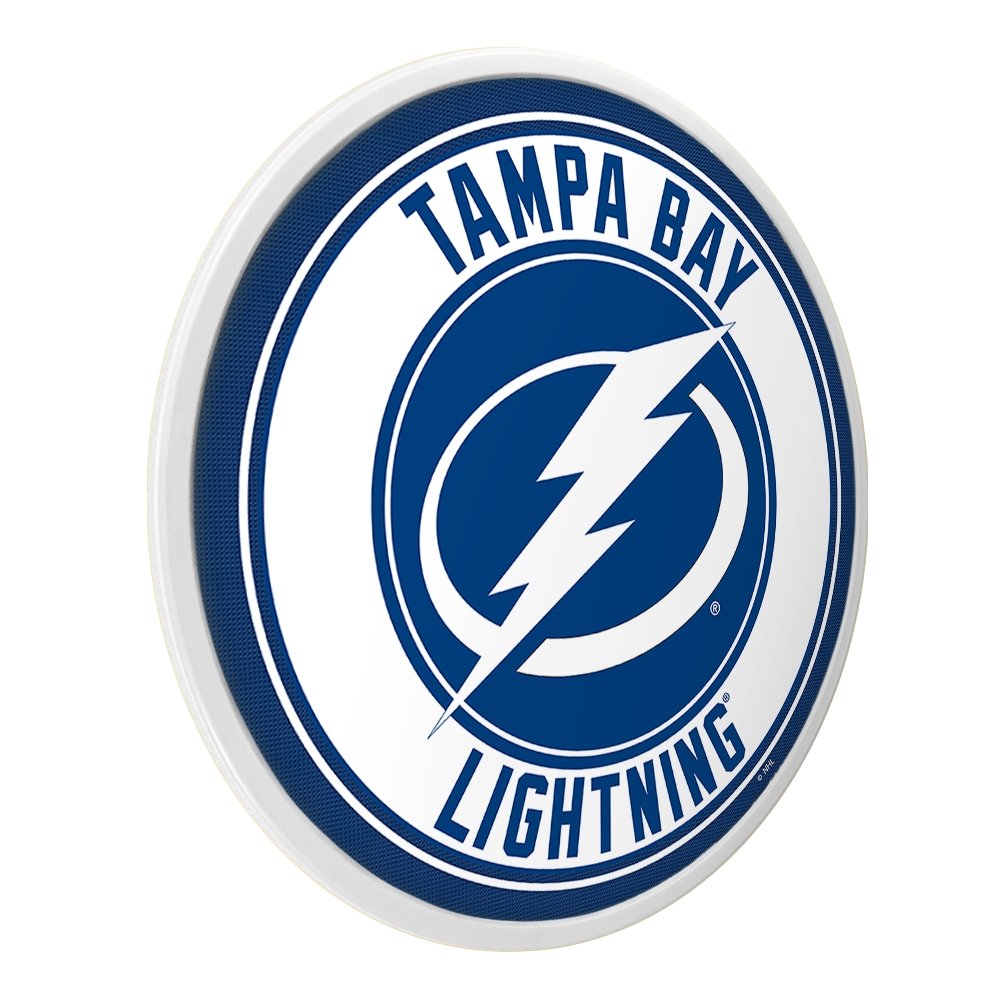 Tampa Bay Lightning: Modern Disc Wall Sign - The Fan-Brand