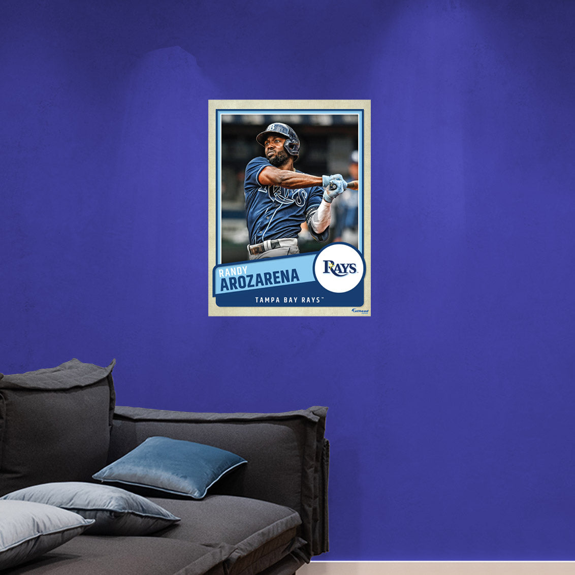Tampa Bay Rays: Randy Arozarena  Poster        - Officially Licensed MLB Removable     Adhesive Decal