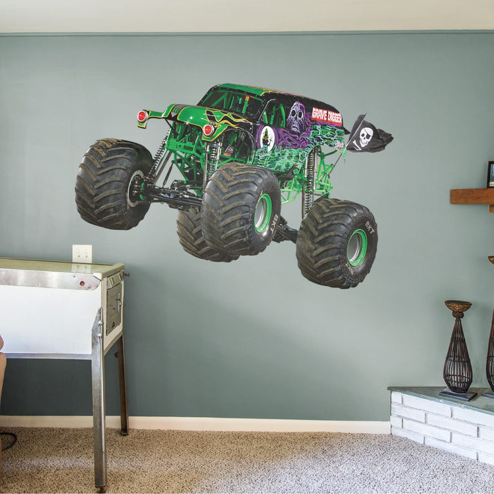 Grave Digger - Monster Jam Removable Wall Decal | Fathead Official Site